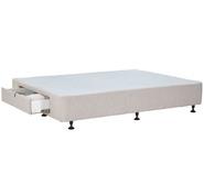 Prestige Queen Mattress Base With Storage Drawer Grey