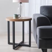 Bridge Round Lamp Table Brown