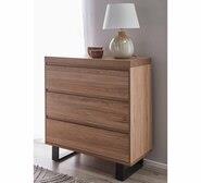 Bridge Tallboy Brown 3 Drawer