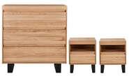 Bridge 3 Piece Bedroom Set Brown