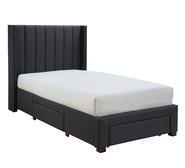 Divina King Single Storage Bed Grey
