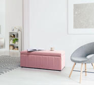 Bekah Ottoman Pink