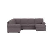 Hampton 6 Seater Modular With Left Chaise Purple