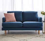 Brighton 2 Seater Sofa Blue