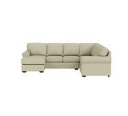 Hampton 6 Seater Modular With Right Chaise Grey