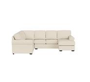 Hampton 6 Seater Modular With Left Chaise White