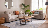 Tivoli 2 & 3 Seater Sofa Set Neutral