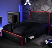 X Rocker Oracle Neo Gaming Single Bed Black