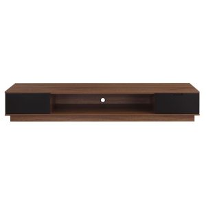 Tauris Rio 2200mm Low Line TV Cabinet - Dark Oak RIO2200LLDO