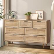 Acorn 7 Drawer Dresser Neutral