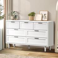 Acorn 7 Drawers Dresser White