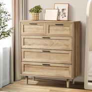 Acorn 5 Drawer Dresser Neutral