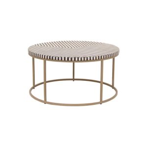 Tino Bone Inlay Round Coffee Table