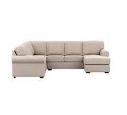 Hampton 6 Seater Modular With Right Chaise Grey