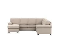 Hampton 6 Seater Modular With Left Chaise Grey