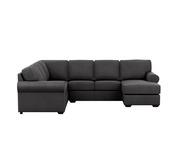 Hampton 6 Seater Modular With Right Chaise Grey