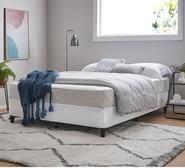 Zabi King Bed Base White