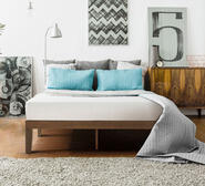 Veronica Queen Bed Base Brown